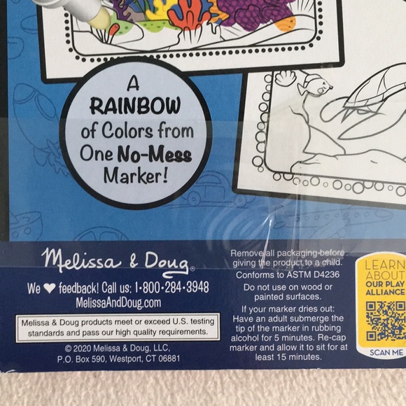 🐠 “Sea Life” Magic Marker and Coloring Pad by Melissa and Doug 🐋 - Picture 5 of 6